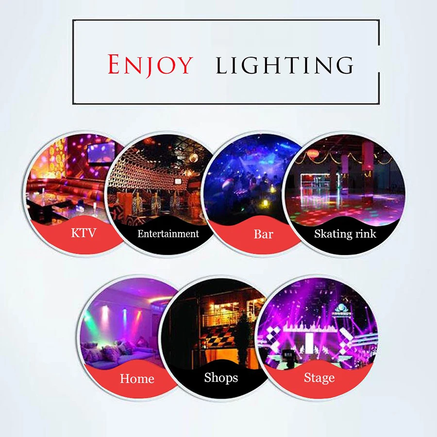 48 Patterns Laser Projector Christmas Disco Light Green&Red Star Shower DJ Party Lights LED Stage Decoration Light for Home