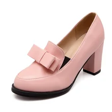Frauen pumpt größe 34-43 platz heel round toe slip-on süße partei schuhe frau pu plattform schuhe frau