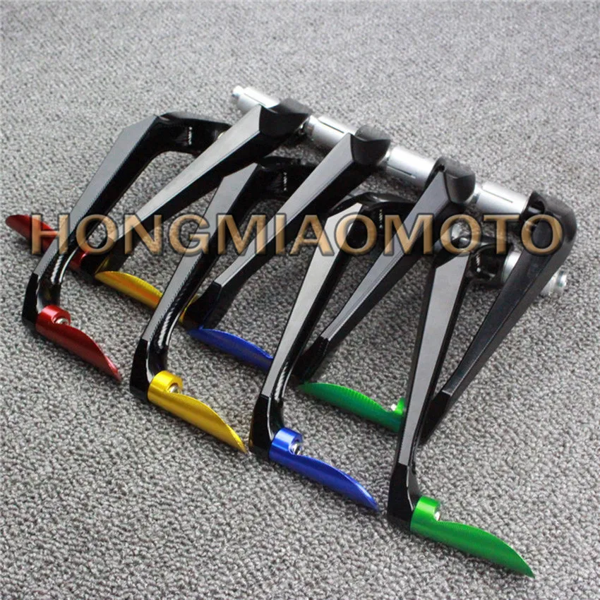 7/8" Brake Clutch Lever Protector Guards Bar Ends Motorcycle Handle For Honda Yamaha Kawasaki Suzuki R1 R6