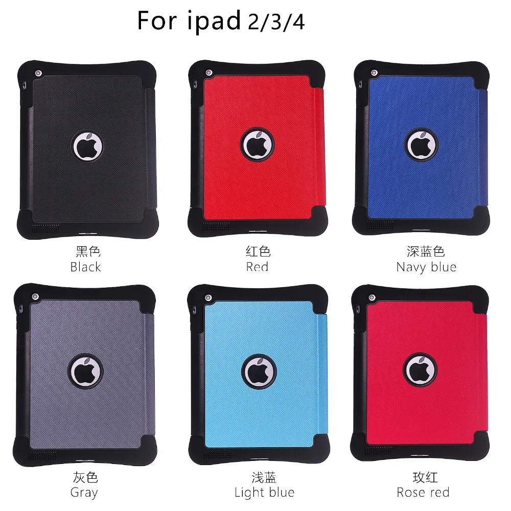 Чехол подставка из искусственной кожи для Apple iPad 2 3 4 + пленка стилус|Чехлы