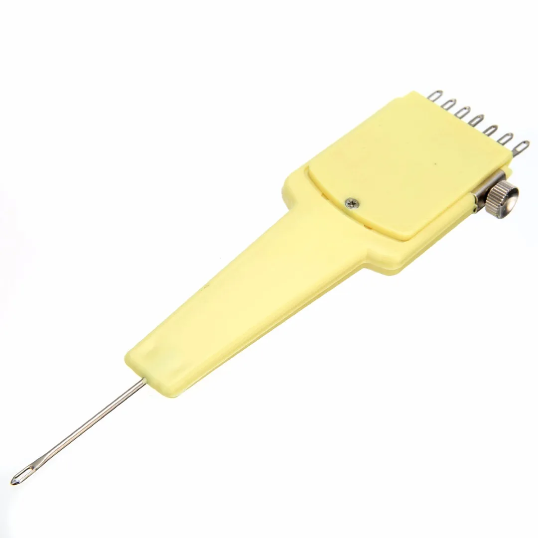 New 1x7 4.5/9mm Gauge Transfer Tool Yellow For Brother KH820 KH830 4.5mm Knitting Machine