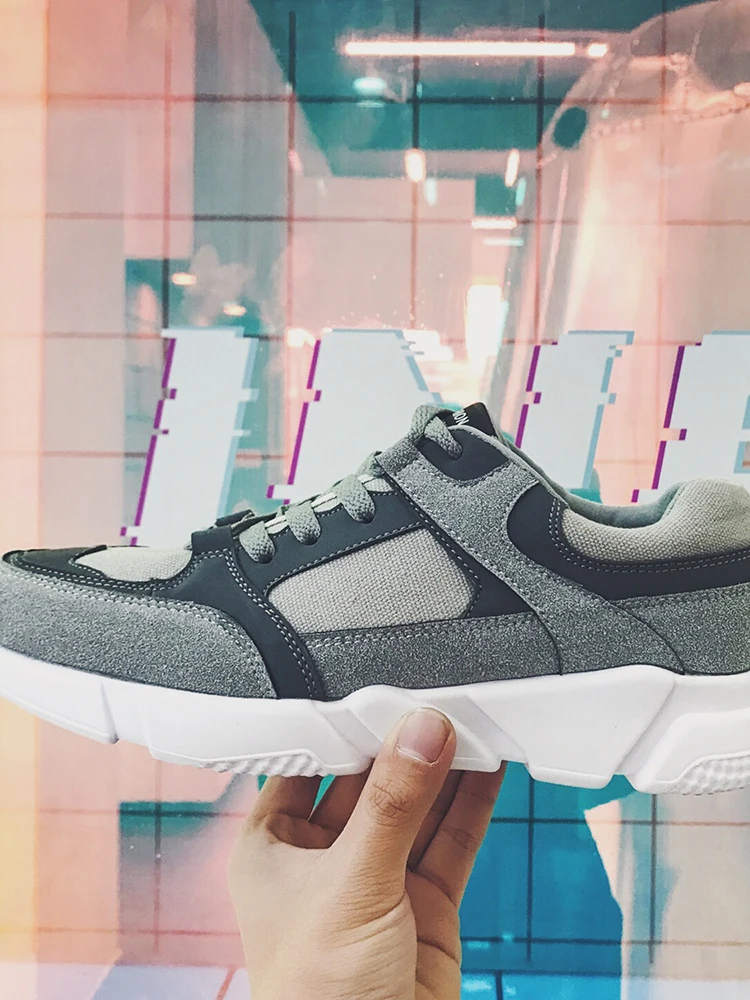 

2019 breathable and comfortable casual shoes fashion men's canvas shoes with men's sports shoes flying woven running shoes #1015