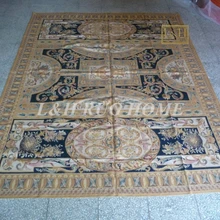 8'x10' французские Aubusson плетеные коврики ручной работы aubusson ковры