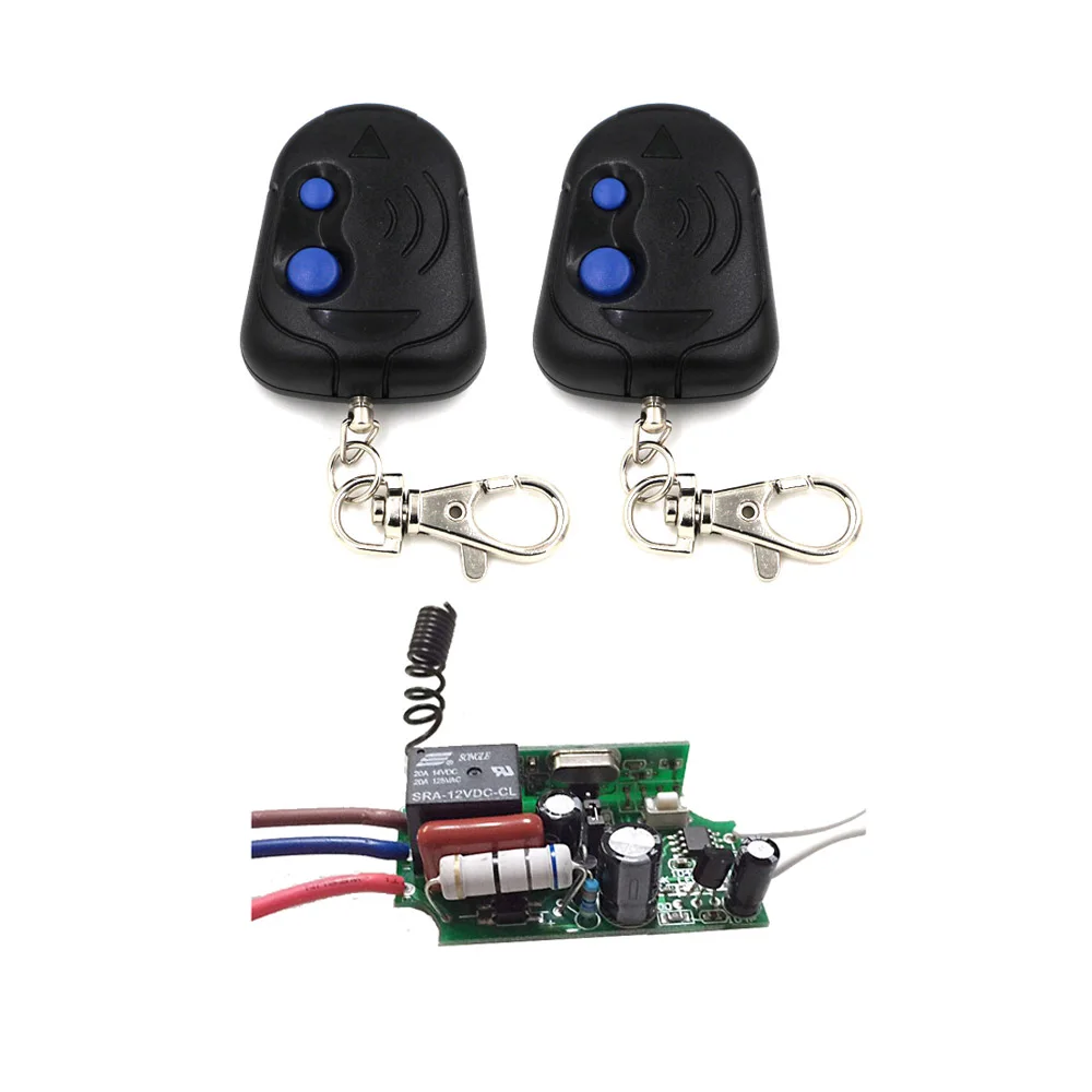 

High Quality New 220V 10A 1 Single-channel Wireless Relay Remote Control Switch 315/433 MHz Remote Control with Receiver