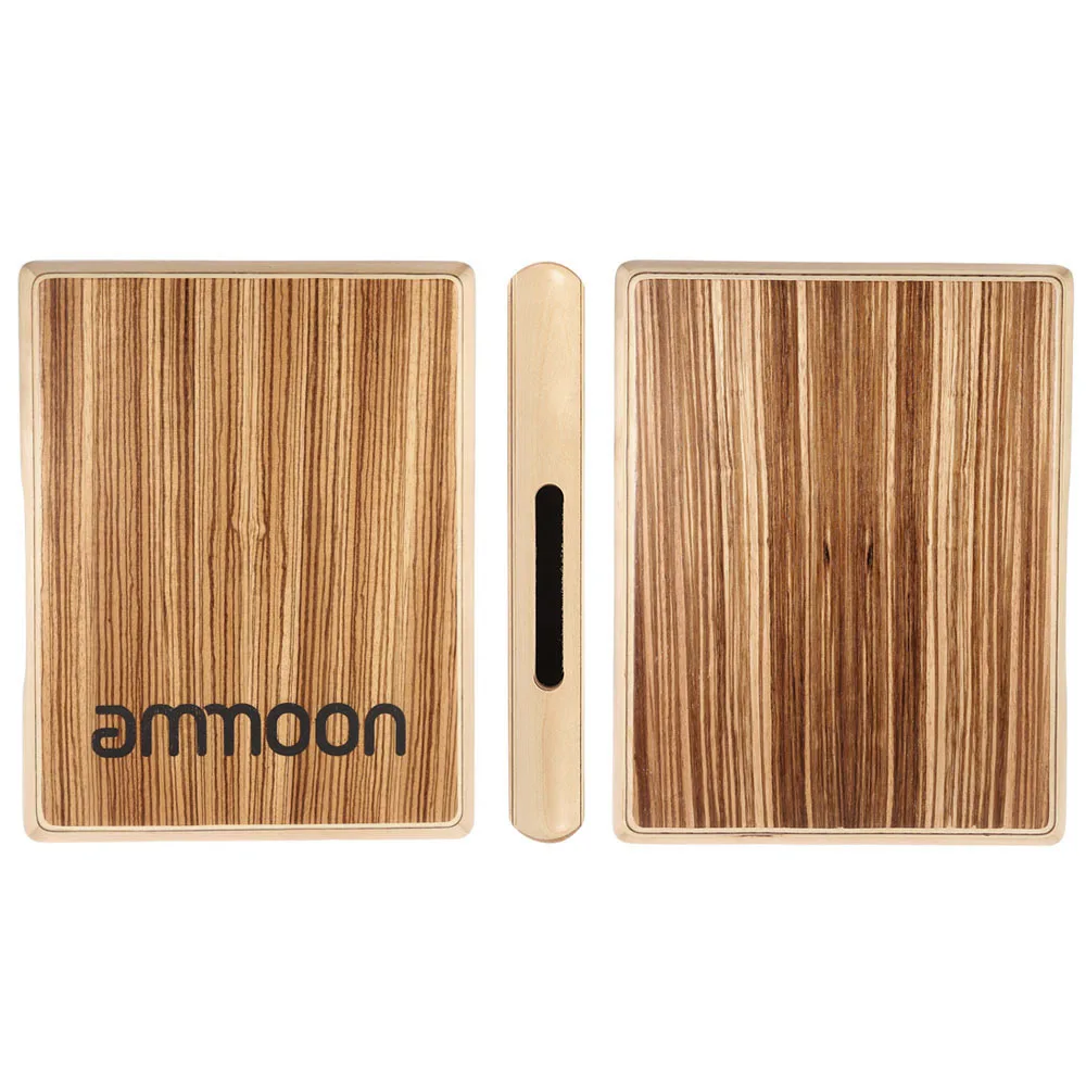 Ammoon Compact Travel Cajon плоский ручной барабан инструмент 31 5*24 5*4 5 см|Детали и аксессуары|