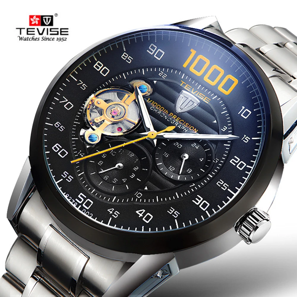 Luxury Brand Auto Day Date Automatic Wrist Watch Men Top