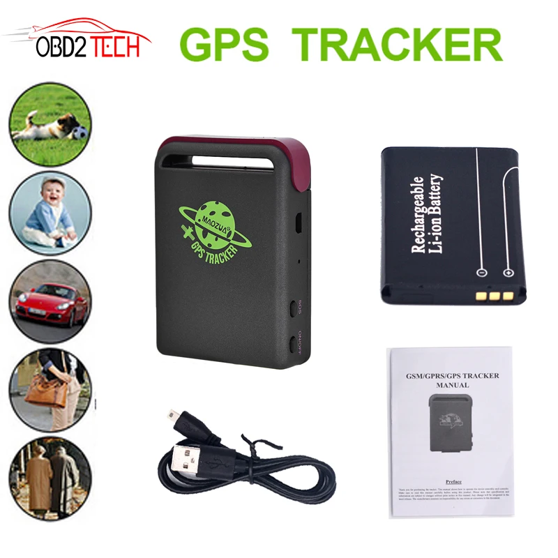 الحقيقي الوقت GPS/GSM/جي بي آر إس سيارة GPS المقتفي TK102 مركبة جهاز تعقب السيارات في الوقت الحقيقي موقع جهاز إنذار تخطي السرعة tk102b