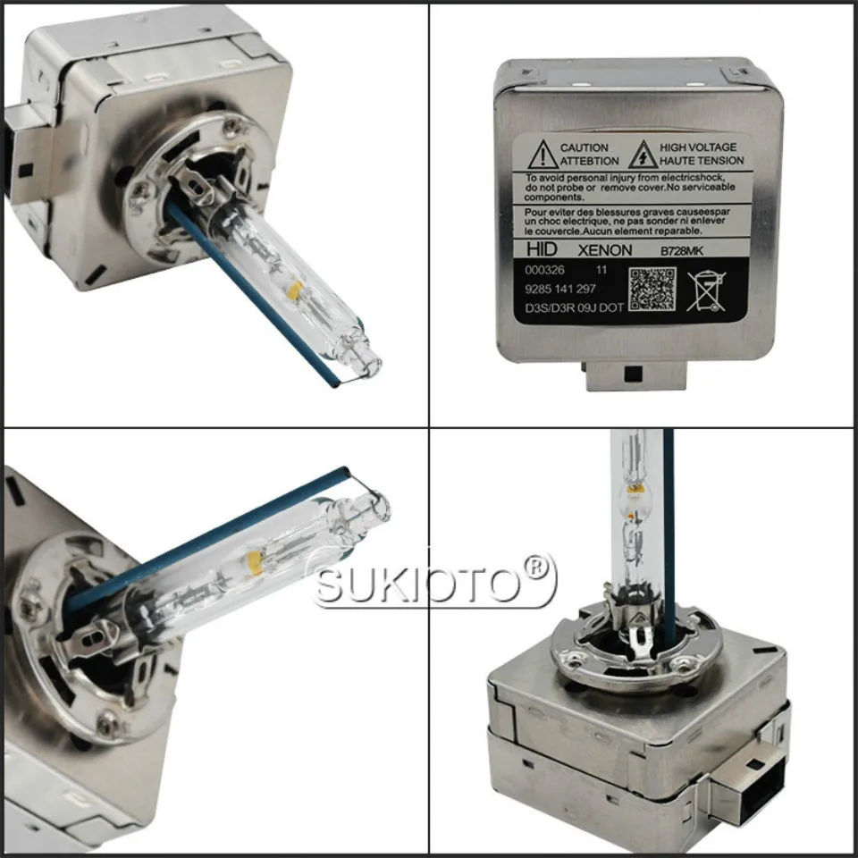 SUKIOTO Original 2PCS Xenon D3S 42403 4300K D1S 85415 35W Xenon Standard HeadLamp Super Vision 55W D1 D3 Car Headlight Accessory (28)