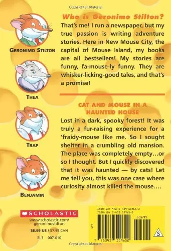 Cat And Mouse In A Haunted House Geronimo Stilton No 3 English Children Books Gift Books For Children English Books Mouse Pad With Wrist Rest Mouse With Numeric Keypadmouse Knitting Aliexpress