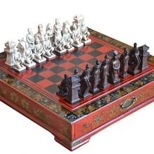 Haute Qualité Échiquier En Bois Puzzle de Bande Dessinée Caractères Chinois Échiquier Jeu Pour Adolescent/Adulte Comme Cadeau D'anniversaire