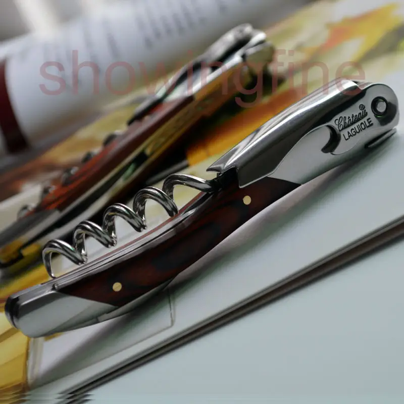 LaguioleCorkscrewLayerwoodWineOpenersforSpecialGiftCustomizedSacacorchosTheBestGift