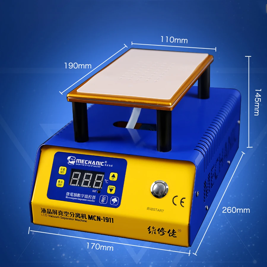 

MECHANIC MCN-1911 Built-in Vacuum Pump Mobile Phone LCD Touch Screen Separator Machine