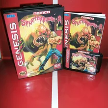 Splatterhouse часть 3 игровой Картридж с коробкой и руководством 16 бит MD карты для sega MegaDrive для Genesis