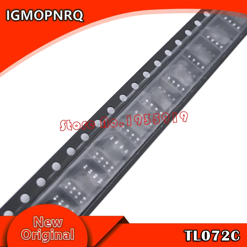 

10PCS TL072CDR SOP8 TL072C SOP TL072 SMD 072CDR SOP-8 TL072CDT TL072C