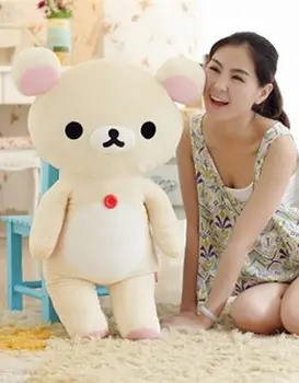 

Stuffed animal 80 cm white relax bear Huggy Bear plush toy doll gift w2203
