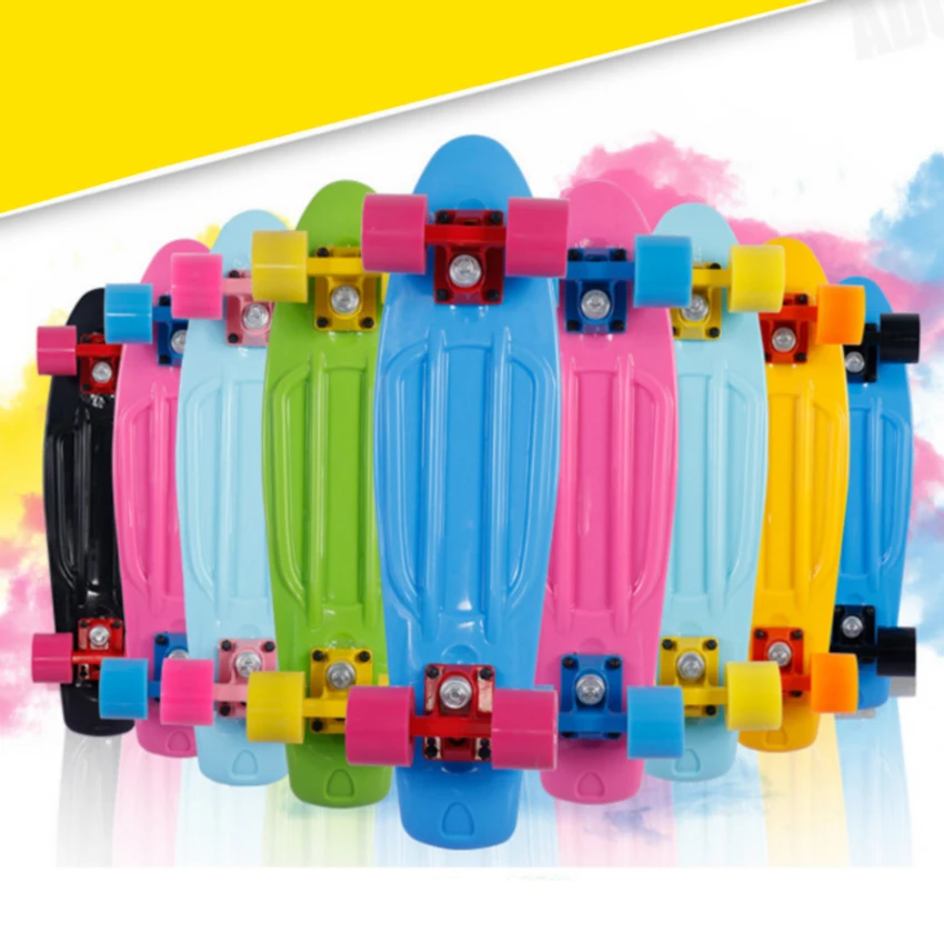 22Inch Mini Cruiser Skateboard Complete Skateboard Small Fish