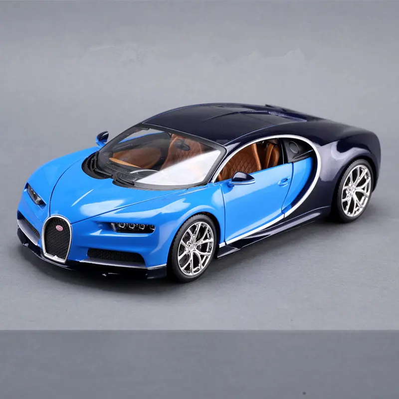 Bburago 1:18 Bugatti Chiron divo имитация сплава Ретро модель автомобиля классическая модель автомобиля украшение автомобиля коллекция подарок - Цвет: Blue