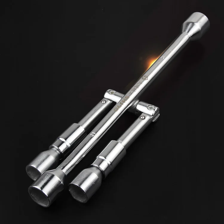 Foldable Portable Cross Socket Wrench Automotive Tires Wrenches Removal
