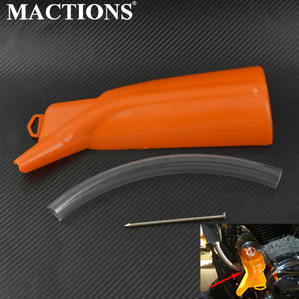 Buy Motorcycle Orange Drip Free Oil Filter Funnel For