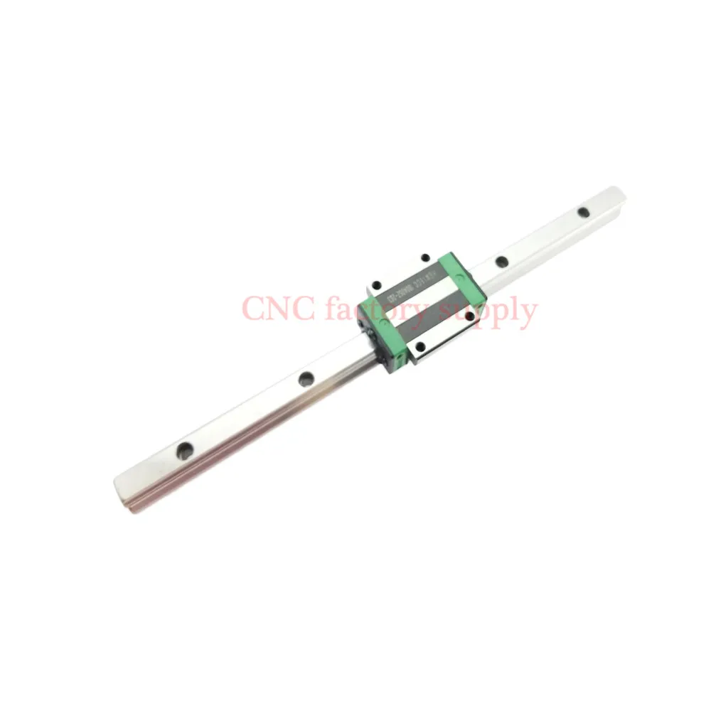 Запчасти для 3D печати ЧПУ линейная направляющая 1 шт. HGR20 L 100mm + HGH20CA карета HGH20HA HGW20CA