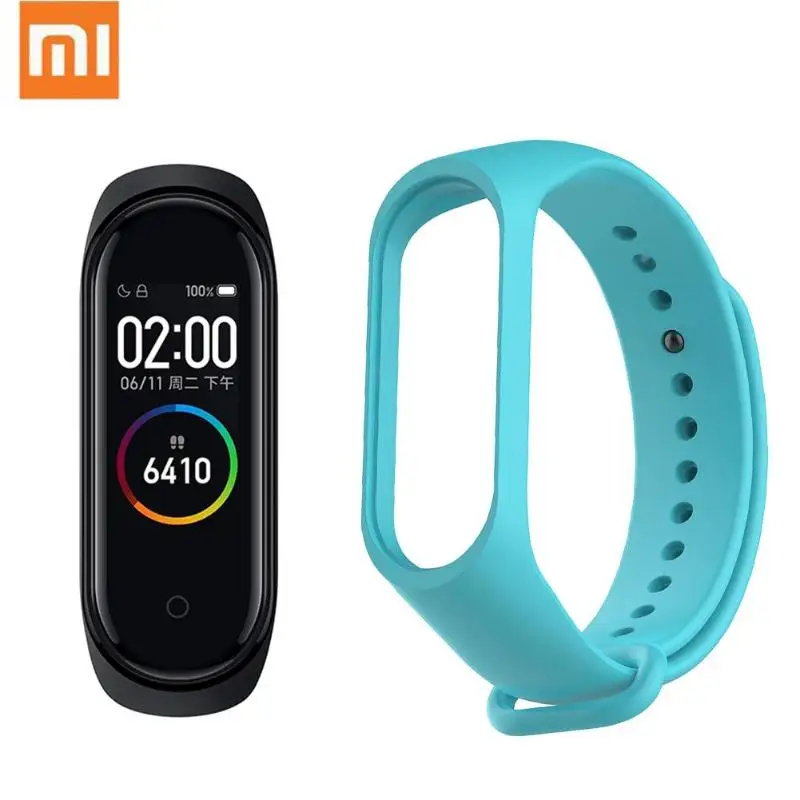 

Xiaomi Mi Band 4 5ATM Waterproof Bracelet Heart Rate Monitor AMOLED Color Screen Fitness Tracker Smart Wristband Chinese Version