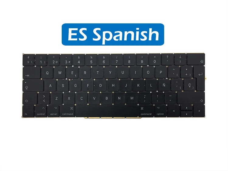 Новая клавиатура ES Spanis Layout для Macbook Pro retina 1" 15" A1989 A1990 Испания клавиатура на замену MR9Q2 MR932 MR942