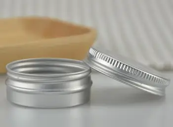 

wholesale 80g 10pcs/lot unguent aluminum pot metal ointment cream jar