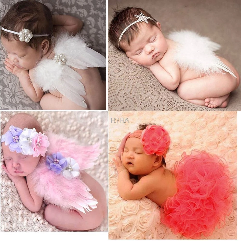 baby angel wings and tutu