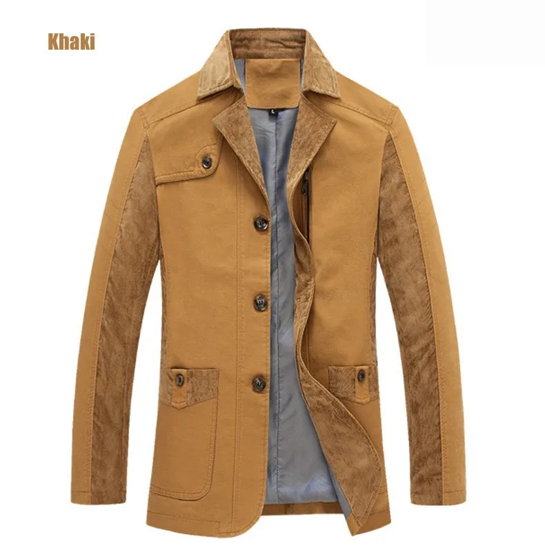 Повседневное Хлопок Мужской Блейзер Куртка хорошее качество пиджак Для мужчин 6607