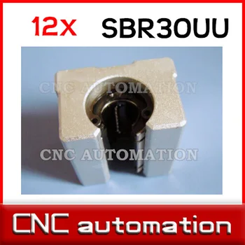 

12pcs SBR30UU Linear slide block for SBR30 Linear guide CNC XYZ for 30mm shaft rail