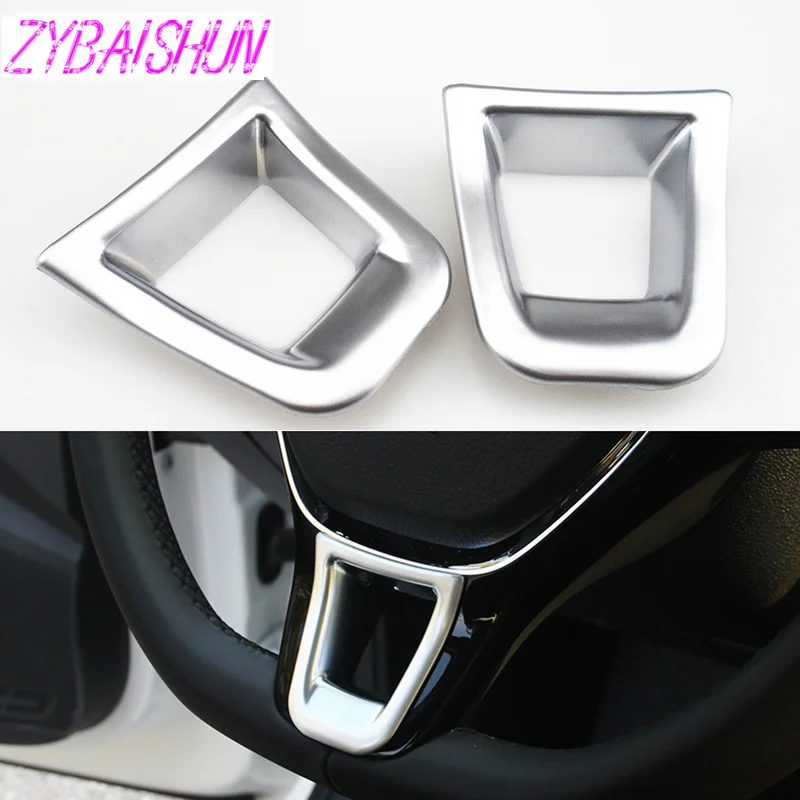 

Car Design Matt Steering Wheel Spangles Cover for VW Golf 7 Jetta MK5 MK6 2015 Men's Polo 2014-2015 passat B7 2015 B8 accessory