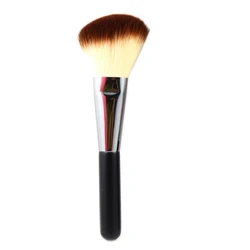 Professional Kabuki Brush for Face Makeup - Powder, Foundation, Blush, and Bronzer Application Tool (Angled)