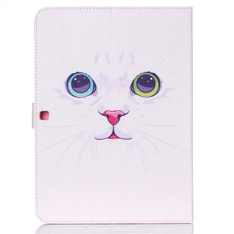 for Samsung T530 Leather Case Ultra Thin Folio Slim PU Leather Stand Book Cover for Samsung Galaxy Tab 4 10.1 inch T531 T535 (20)