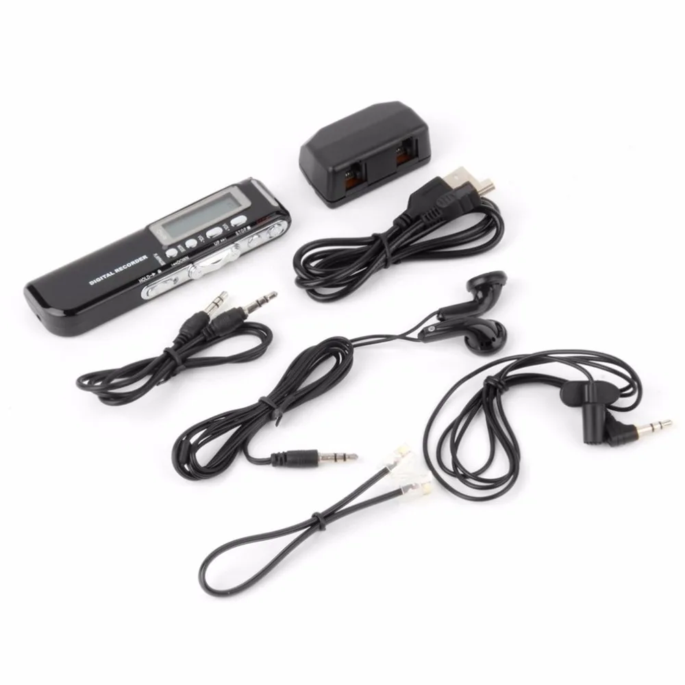 LESHP R10 Mini 8 GB Digital Audio Voice Recorder Long Time USB With LCD Screen Display Built-in Speaker Support Music Playing