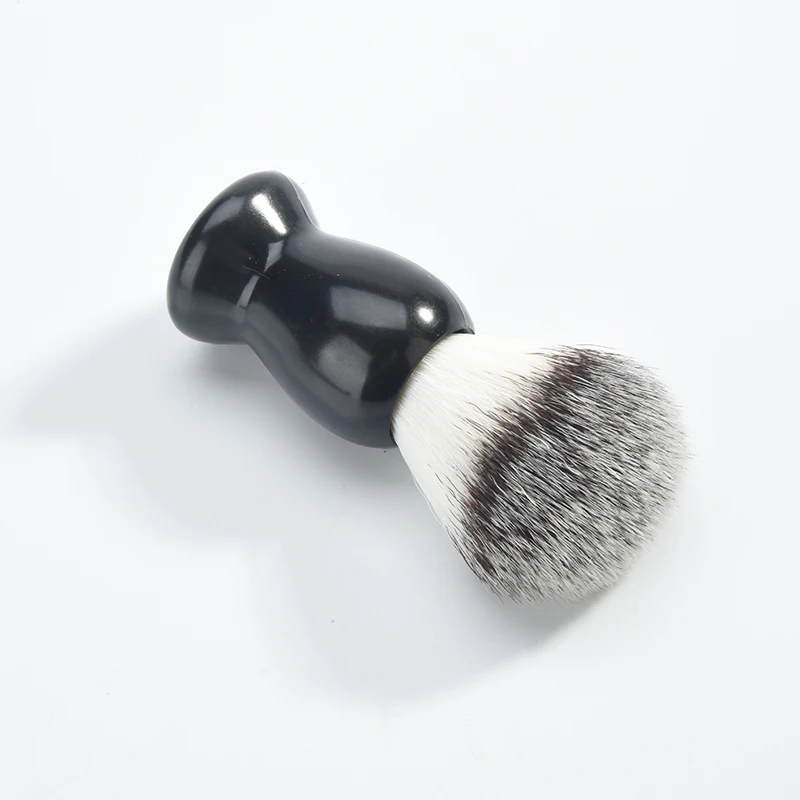 Симпатичная Мужская щетка для бритья волос для бритвы с двойным краем безопасная прямая Классическая Безопасная бритва 1 шт. черная