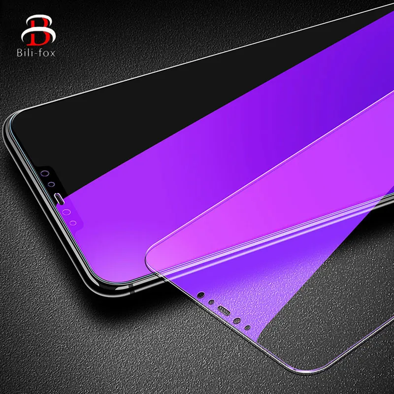 Защитная пленка из закаленного стекла для Xiaomi 8 Mi8 SE на весь экран защитная синего