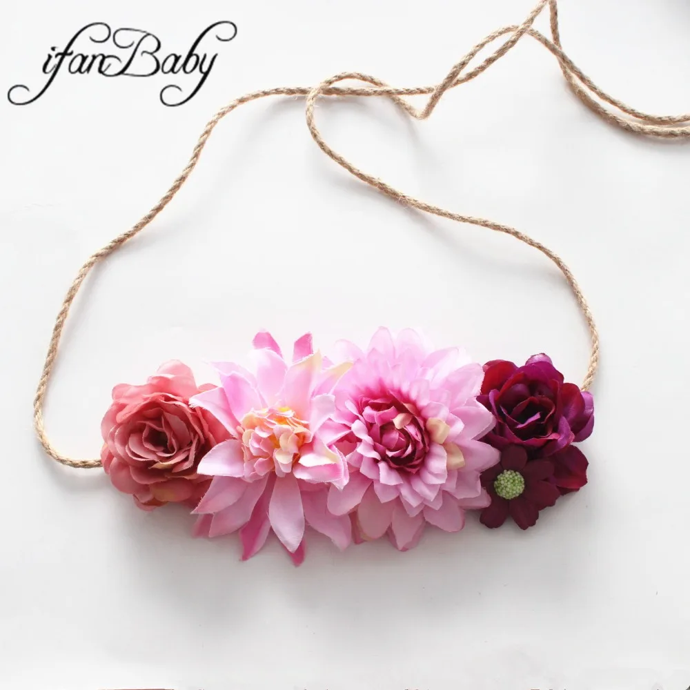 

Fashion Flower belt for Girl women Artificial Floral sash belt female Belt