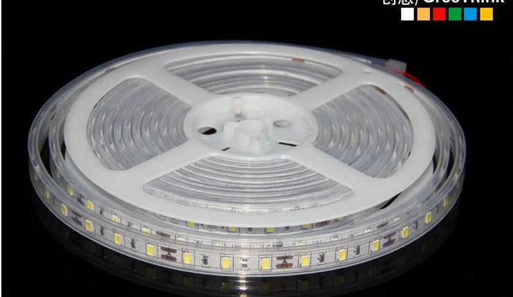 5730 SMD 5 м 16 футов 300 светодиодов Водонепроницаемая силиконовая трубка IP66