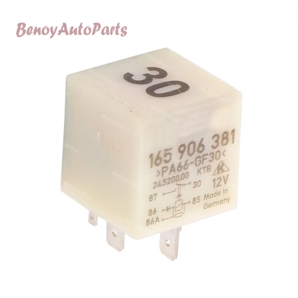 

165906381 Engine Control Unit Relay #30 For VolksWagen Corrado 1990 1991 Golf Passat B5 1998 2000 2001 Audi A4 A6