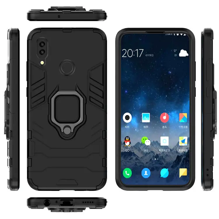 Чехол для huawei P Smart, чехол для huawei P Smart Plus, чехол для робота, автомобильный держатель, кольцо, задняя крышка для huawei P Smart Case Coque