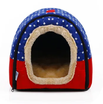

Pet Cat Igloo Bed Small Dog Soft Bed Met House Waterproof Covered 1PC