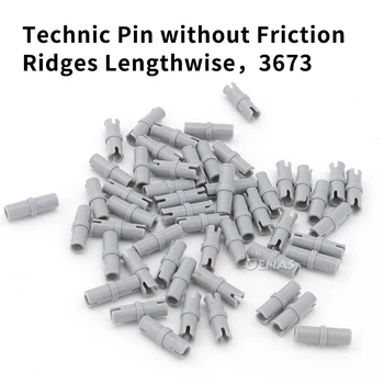 

Moc particles 3673 Technic Pin without Friction Ridges Lengthwise compatible major DIY building block bricks 250pcs/set parts