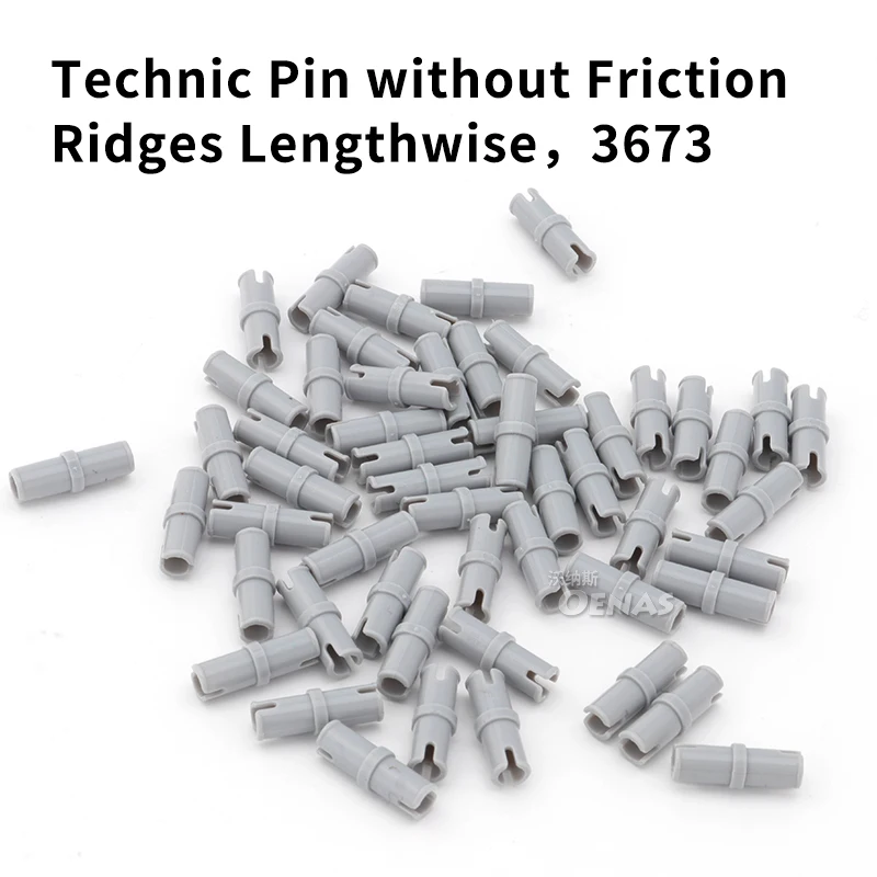 

Moc particles 3673 Technic Pin without Friction Ridges Lengthwise fit legoed DIY building block bricks 250pcs/set parts
