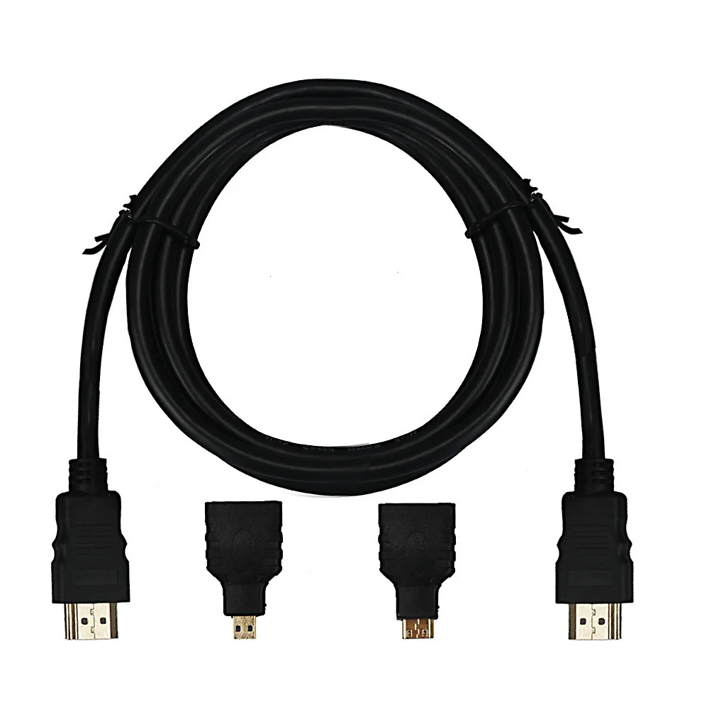 Suppion 3in1 Hdmi To Hdmi Mini Micro Hdmi Adaptor Cable suppion 3in1 hdmi to hdmi mini micro hdmi adaptor cable