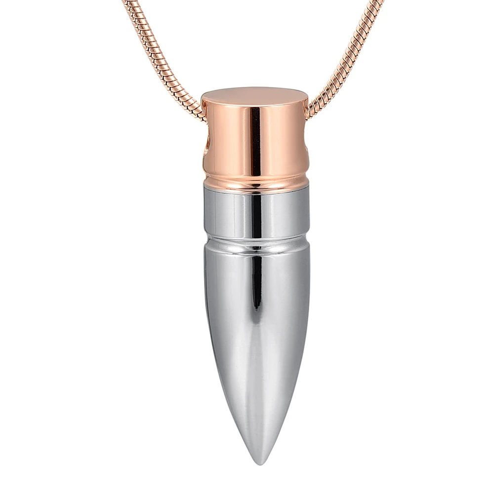 IJD9891 Multicolor Stainless Steel Awl & Bullet Memorial Pendants For