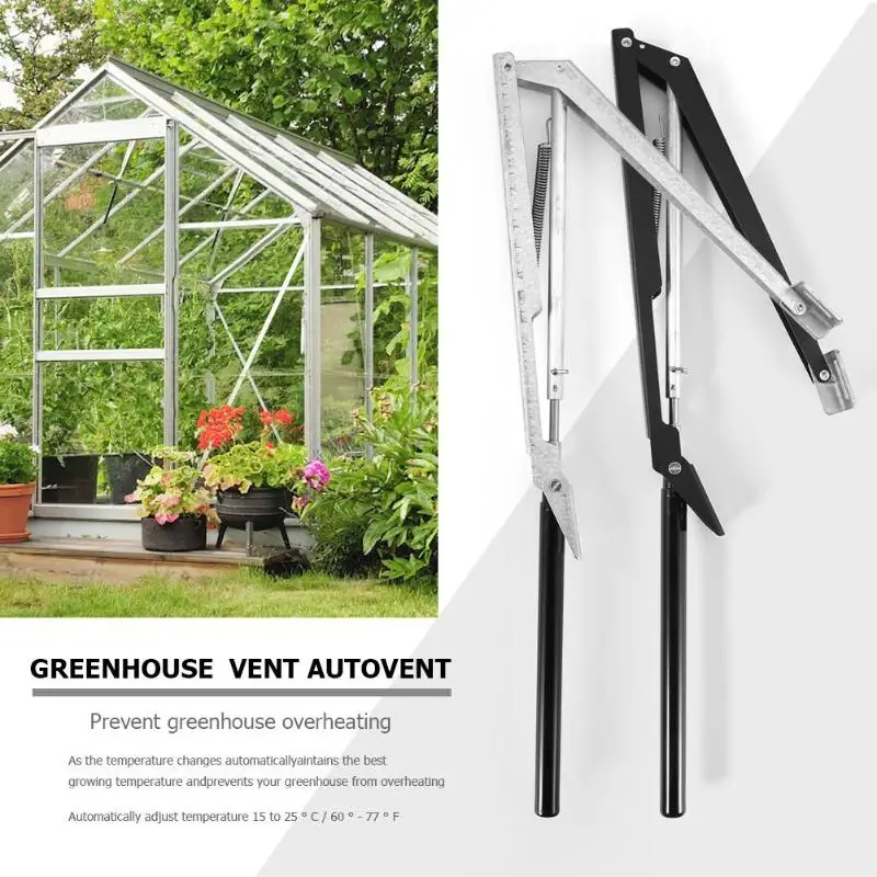 

Automatic Greenhouse Window Opener Heat Sensitive Vent Window Opening Kit