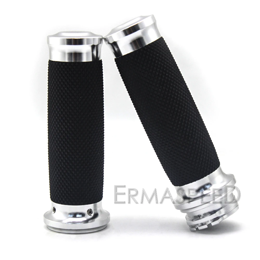 Harley CNC Handlebar Hand Grips (2)