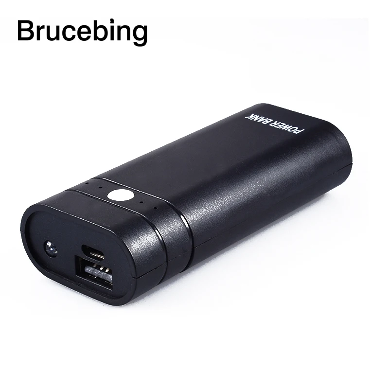 

New Round Buttons DIY Charger KIT 2x18650 Portable Battery Power Bank Shell Case Powerbank Box