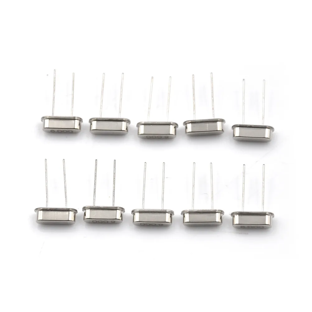 New 10PCS HC 49S 8.000MHz 8Mhz 8M Passive Quartz Crystal Resonator 49S