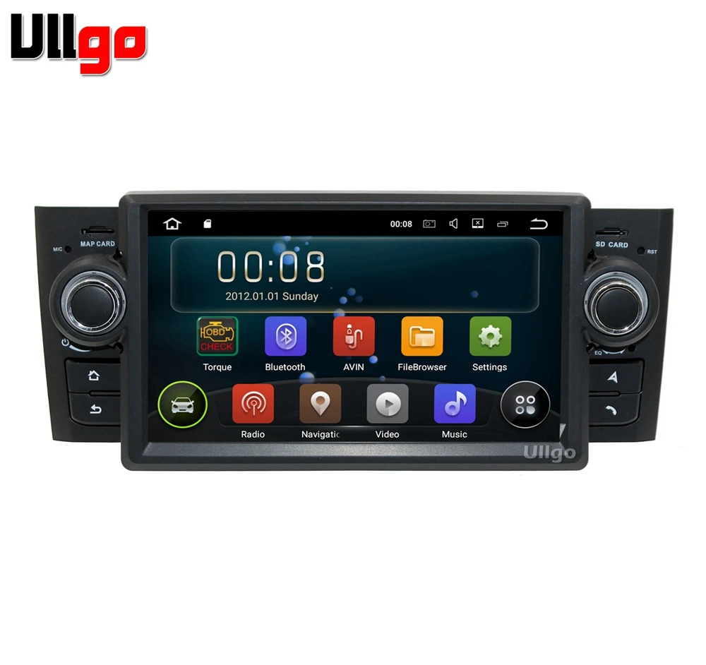 

Android 7.1 Car Radio GPS for Fiat Grande Punto Linea Autoradio GPS with BT Radio RDS Wifi 3G Mirror-link Free 8GB Map Card